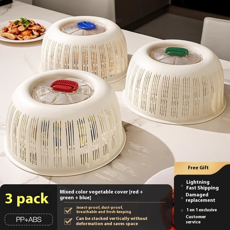 Foldable Vegetable & Food Table Dust Cover – Meal Protection for Kitchen & Dining