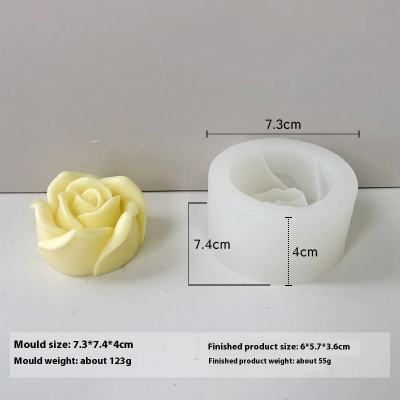 Flower Aromatherapy Candle Silicone Mold DIY