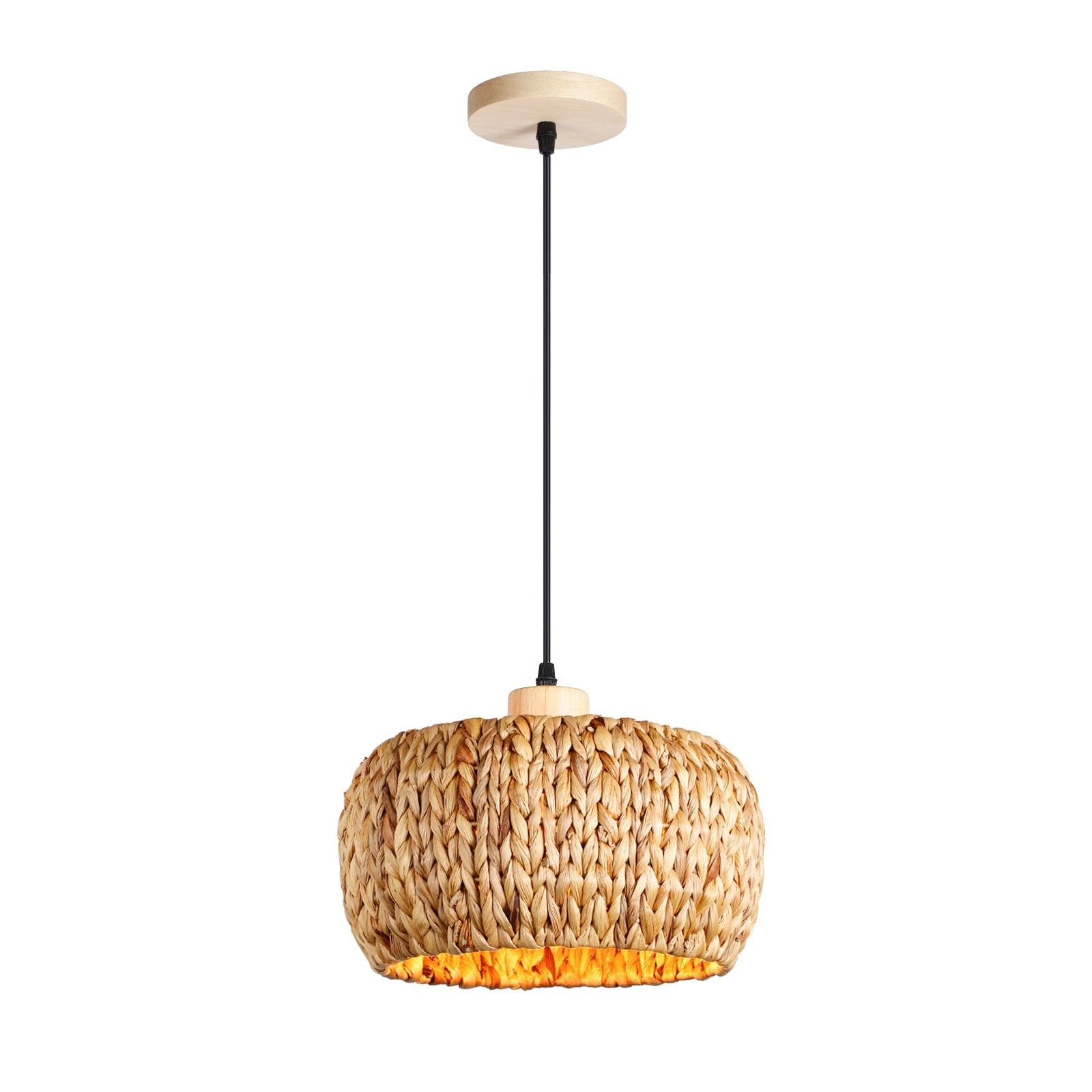Rattan And Bamboo Weaving Chandelier Lamp