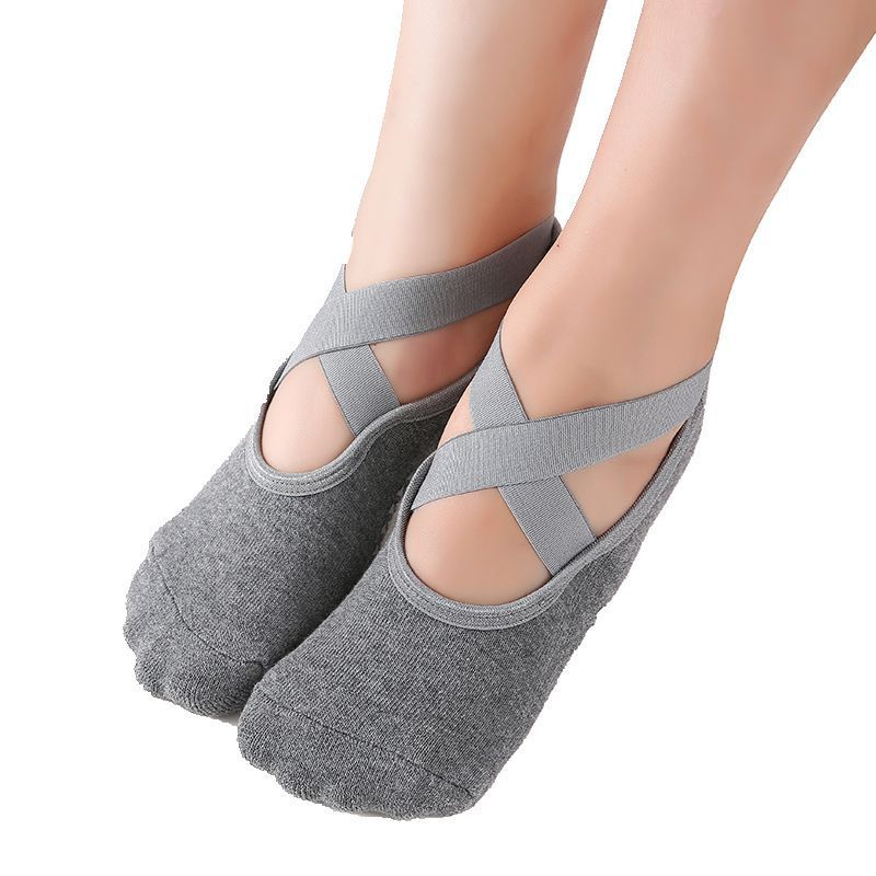 Cross belt yoga socks