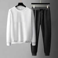 White Plus Black Trousers