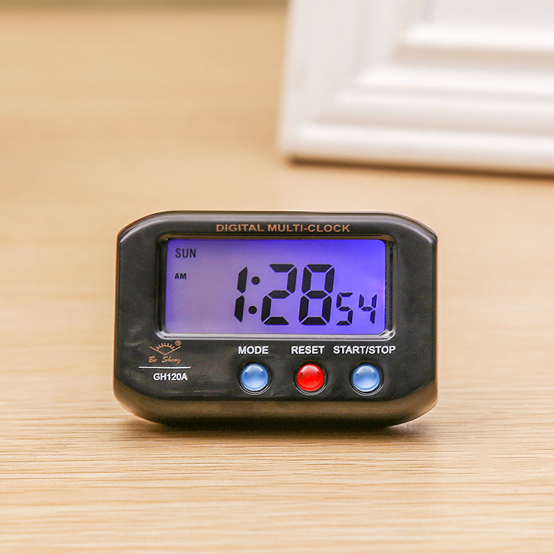 120A portable electronic clock with luminous