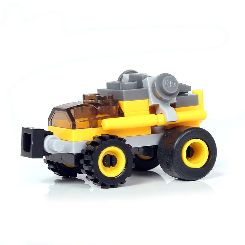 Assembling small particles to spread the toy puzzle kindergarten