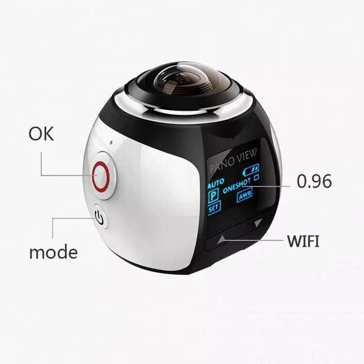 VR 360° Camera – Virtual Reality Panoramic Photo/Video Camera