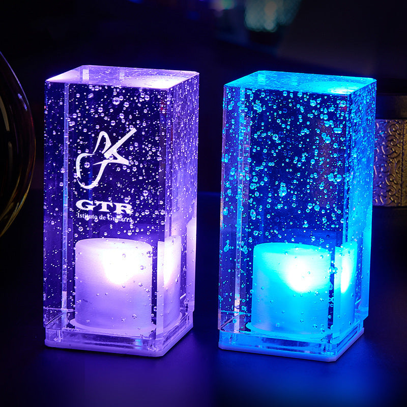 Bar Table Lamp LED Rechargeable Bar Table Lamp Night Light Clear Bar Table Lamp