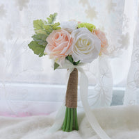Champagne White Green Rose