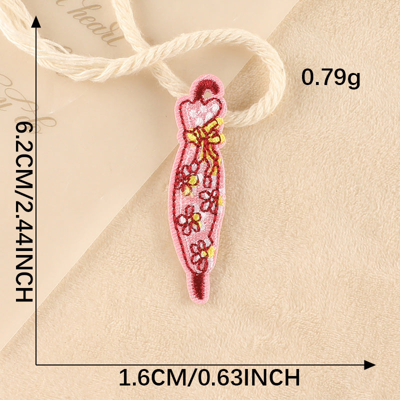 Computer Embroidery Label Patch – Small Badge for Clothing and Accessories