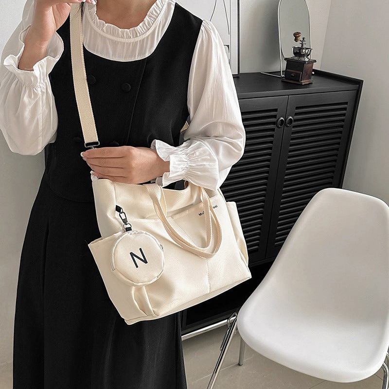 Women Shoulder Crossbody Bag Canvas Tote Messenger Bag 2025 Ladies Hand Bags Female Handbag