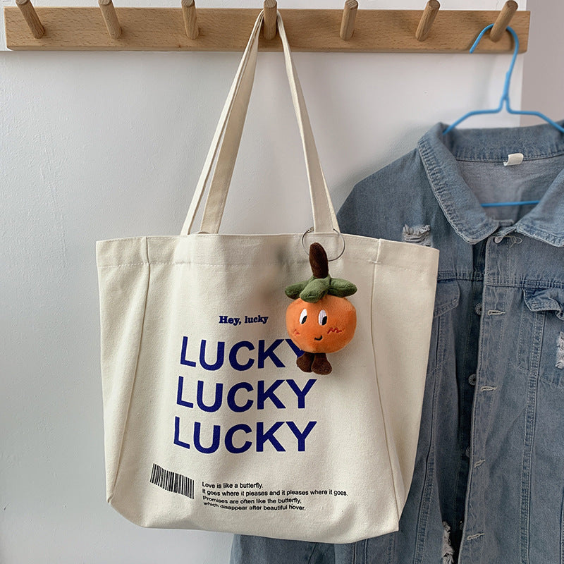 Student Shopping Tote Canvas Bag – Durable & Spacious