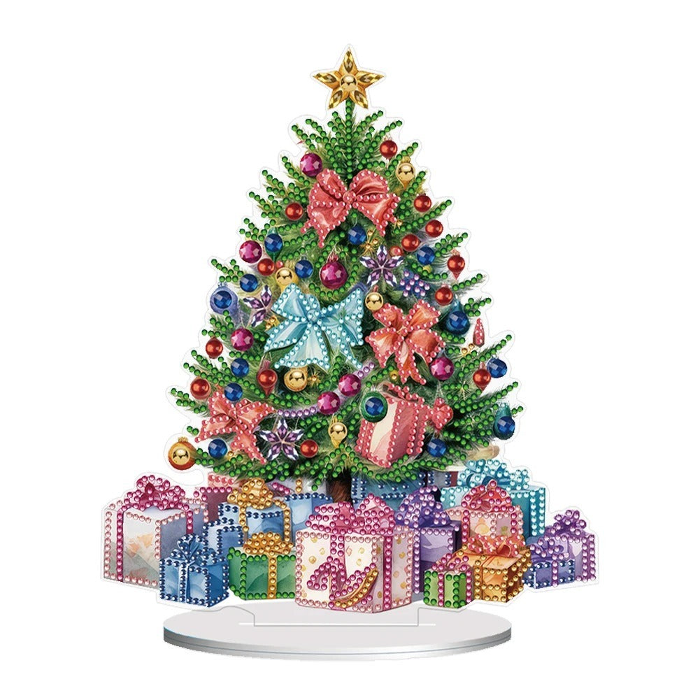Cute Christmas Tree DIY Diamond Painting Ornaments