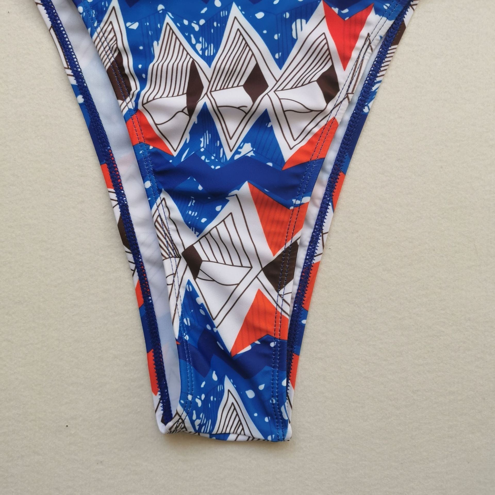 Women's Bikini Set Polyester Swimwear With Chiffon Lining