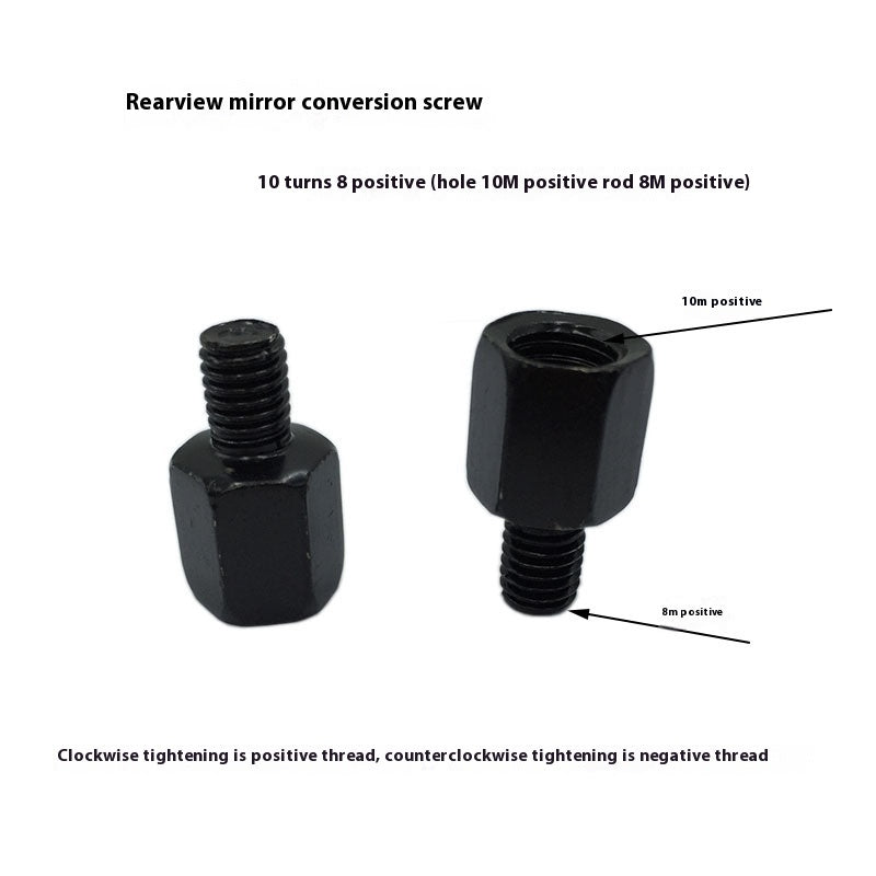 Motorcycle Rearview Mirror Connecting Screw