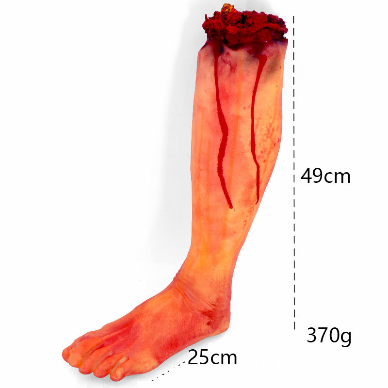 Halloween Horror Props Set – Bloody Hands, Feet, Eyeballs, and Heart for Haunted House and Bar Decorations