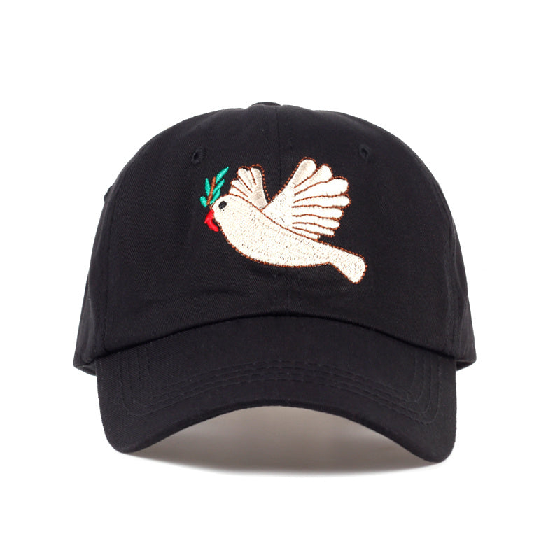 European And American Embroidery Pigeon Baseball Cap