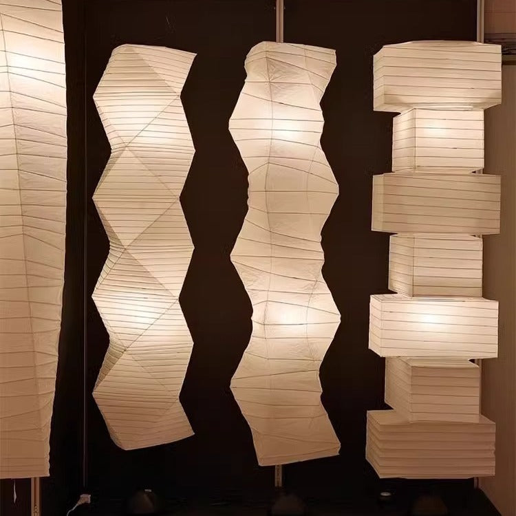 Japanese-style Floor Lamp Hotel Homestay Retro Rice Paper