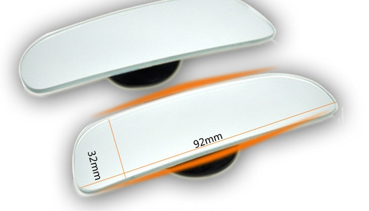 Infinity Car Rearview Mirror with Adjustable Small Round Blind Spot Mirror, Wide-Angle Auxiliary Reflective Lens