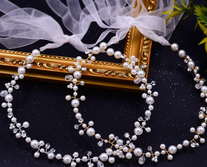 Bridal Headband Wedding Bridesmaid Wreath Headband