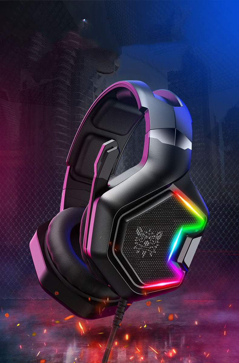 Gaming Headset with Microphone – Over-Ear Comfort, Noise-Cancelling Mic, PC/PS5/Xbox