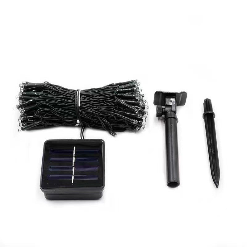 Solar Powered String Lights Outdoor Waterproof LED with 8 Lighting Modes