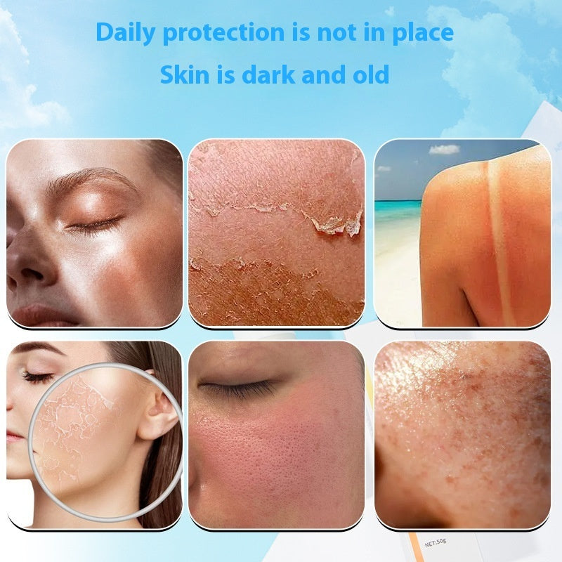 Ceramic Bottle Sunscreen Primer For Face Everyday Use