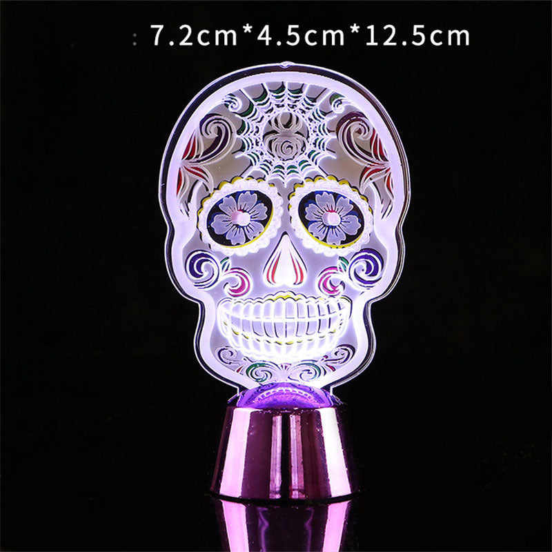 Halloween LED Night Light Desktop Horror Ornaments Lamp Holiday Bar Home Party Decoration Prop