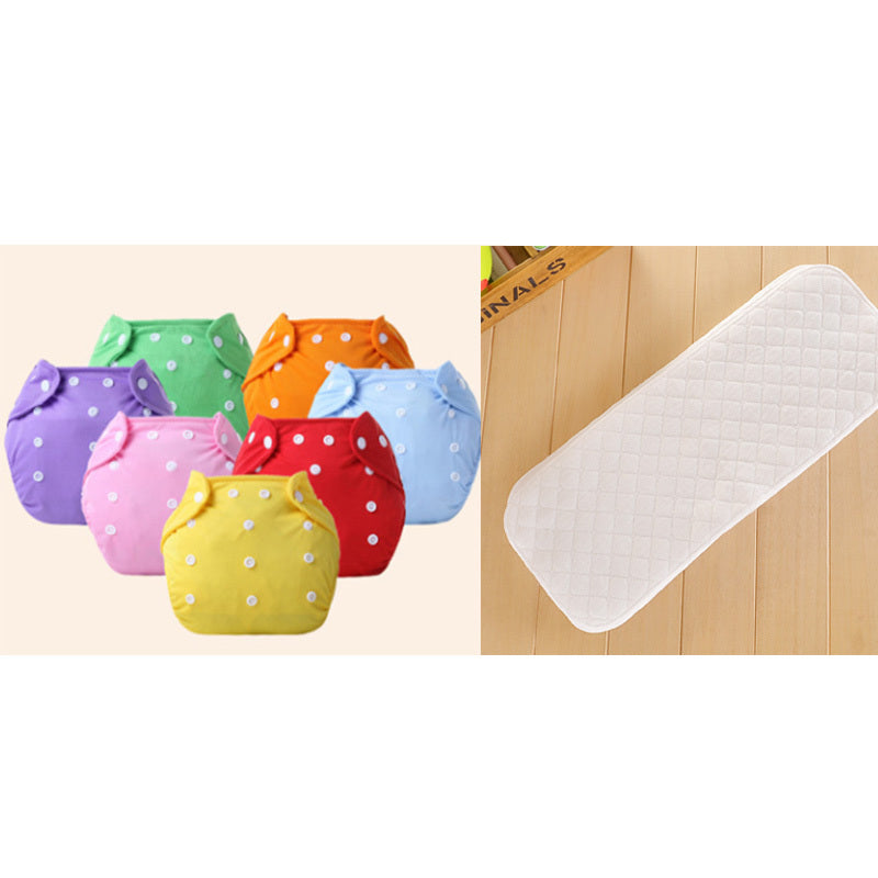 Adjustable Washable Baby Diaper Pants – Waterproof Pull-Up Style
