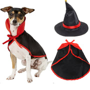 Halloween Pet Cloak Costume – Dog Cat Witch Wizard Outfit