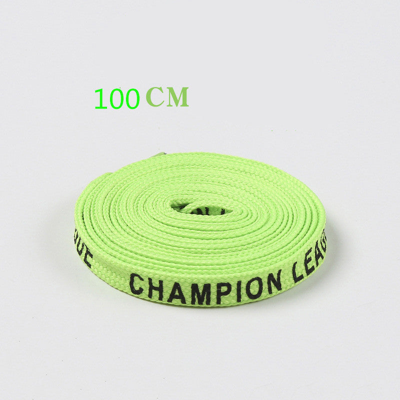 English alphabet shoelaces