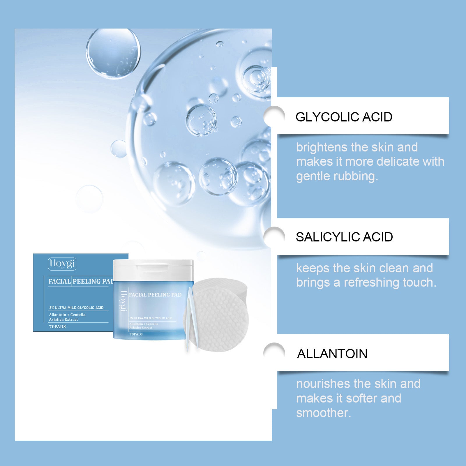 Salicylate Toner Gasket Gentle Cleansing Cutin Hydrating Care Cotton Cloth