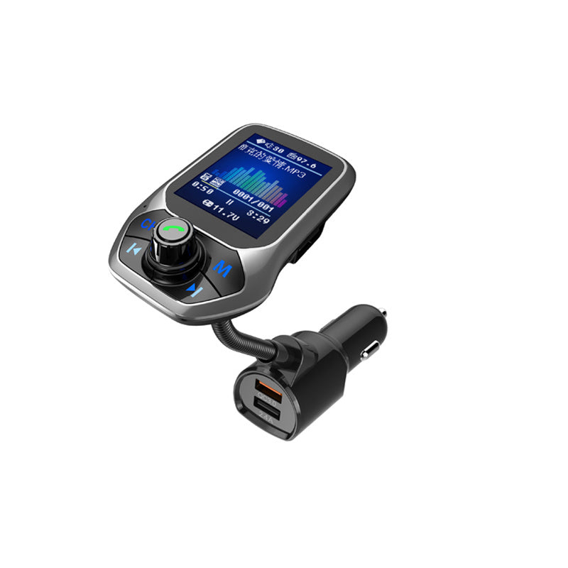 QC3.0 Bluetooth Car MP3 FM Transmitter – Hands-Free Calling & Music