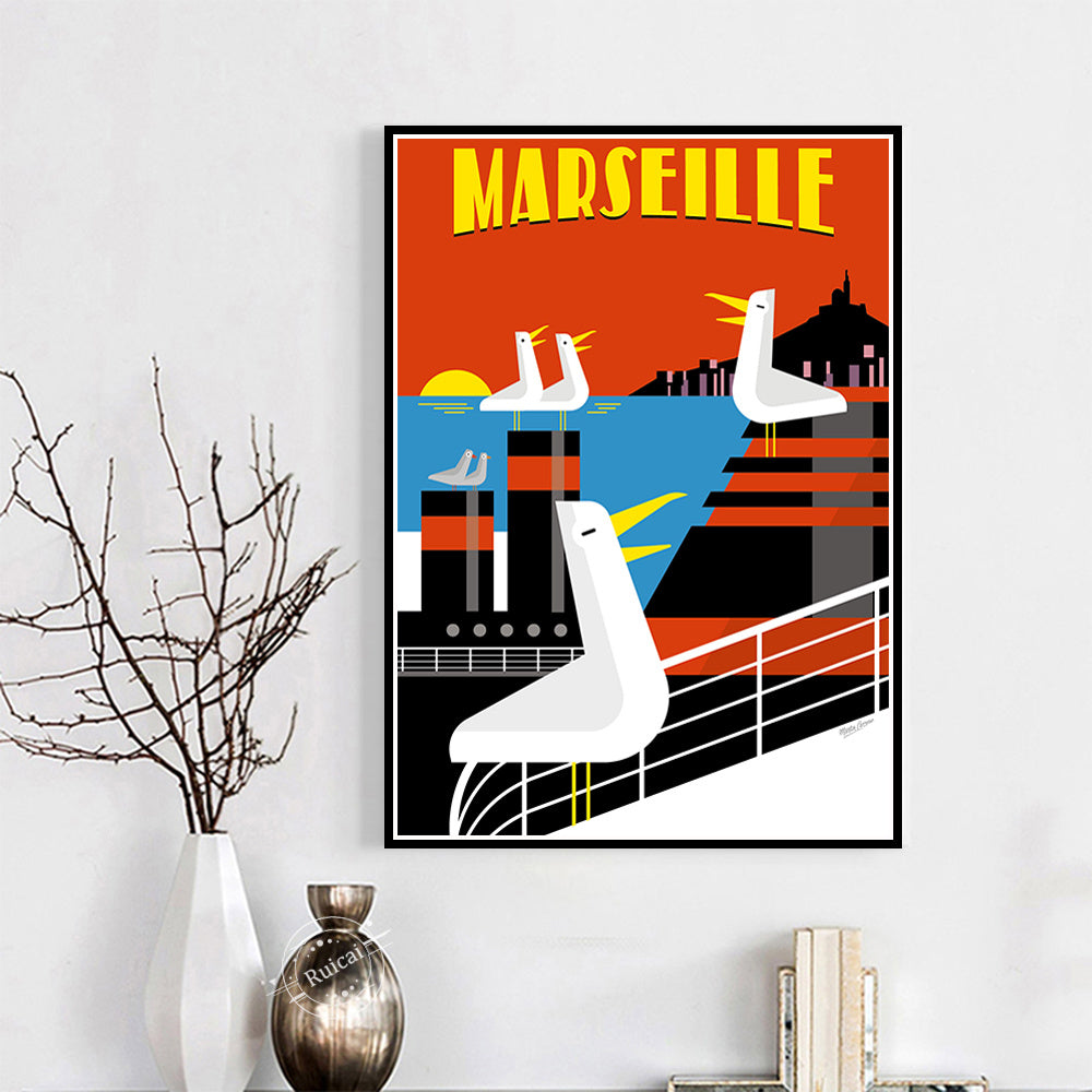 Home Decoration Simple Travel Canvas Poster