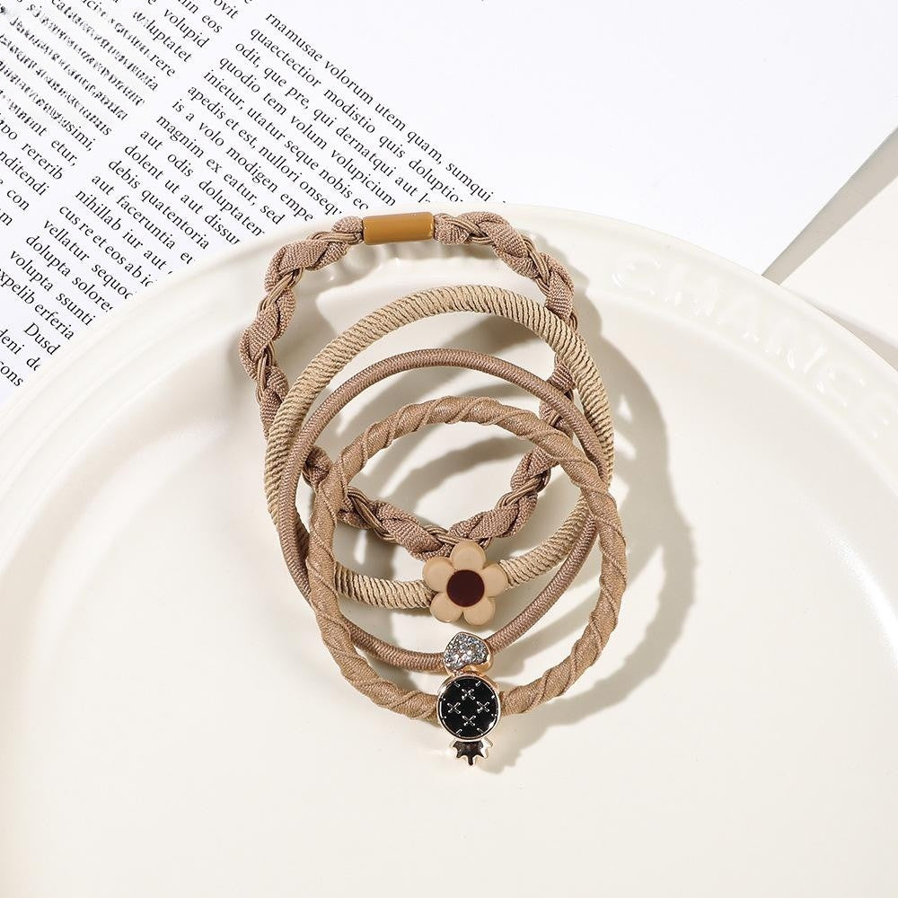 Basic High Elastic Rubber Band All-match Hair Headband Hair Rope Hair Accessories Headdress