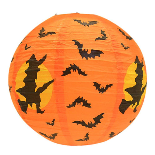 Halloween Pumpkin Hanging Lantern – Store and Mall Decoration Pendant for Ghost Festival and Party Displays