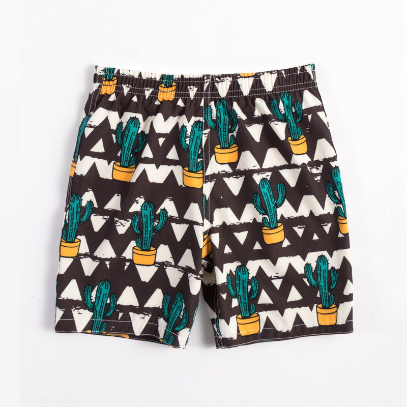 Children's Beach Shorts – Boxer Swimming Trunks