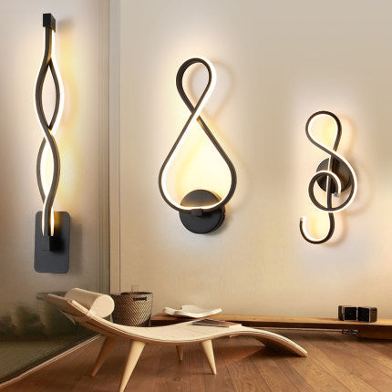 Silicone Shade LED Bedside Wall Lamp Button Switch