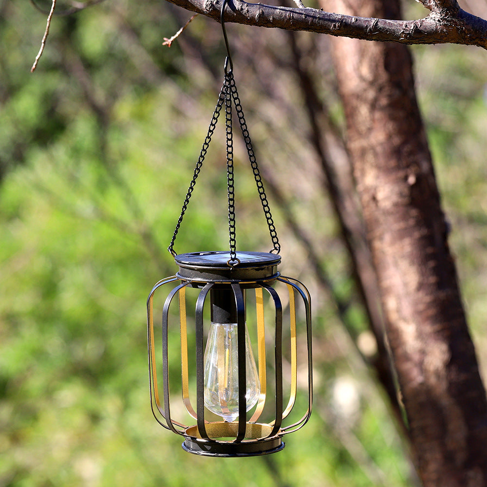 Outdoor Garden Courtyard Decoration Hollow-out Lantern Super Bright