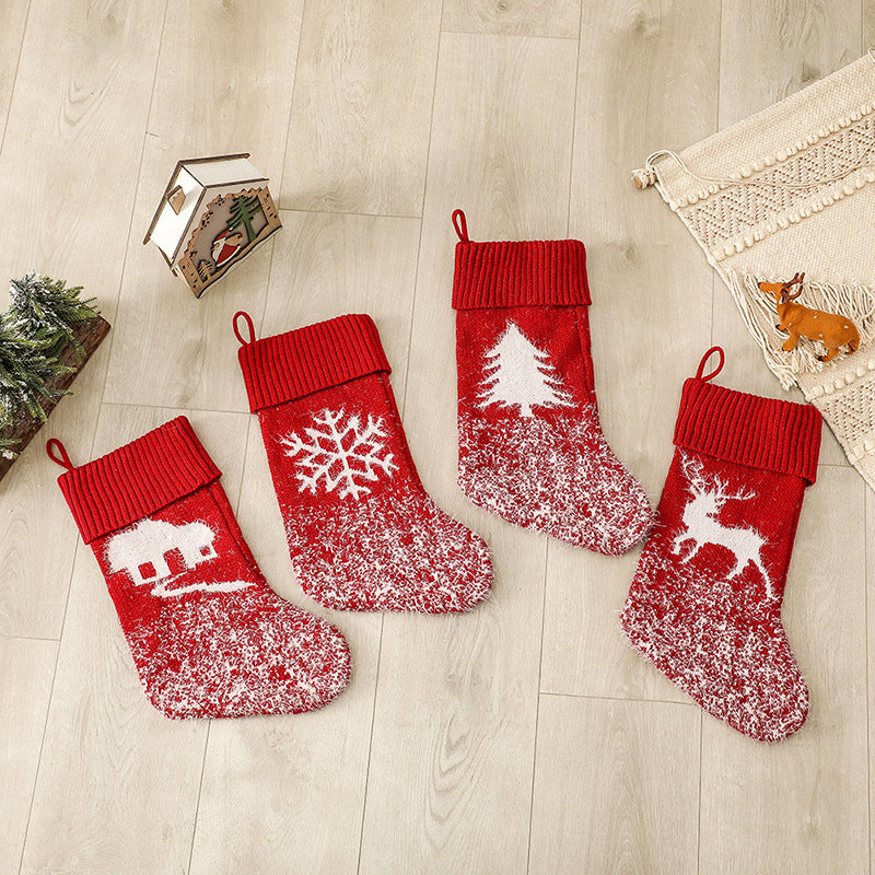 New Decorative Pendant Gift Bag Christmas Socks