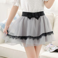 Organza Short SkirtGrey