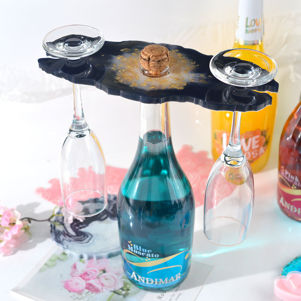 Home Fashion Wine Rack Mould Set – DIY Resin Wine Holder & Decor Kit