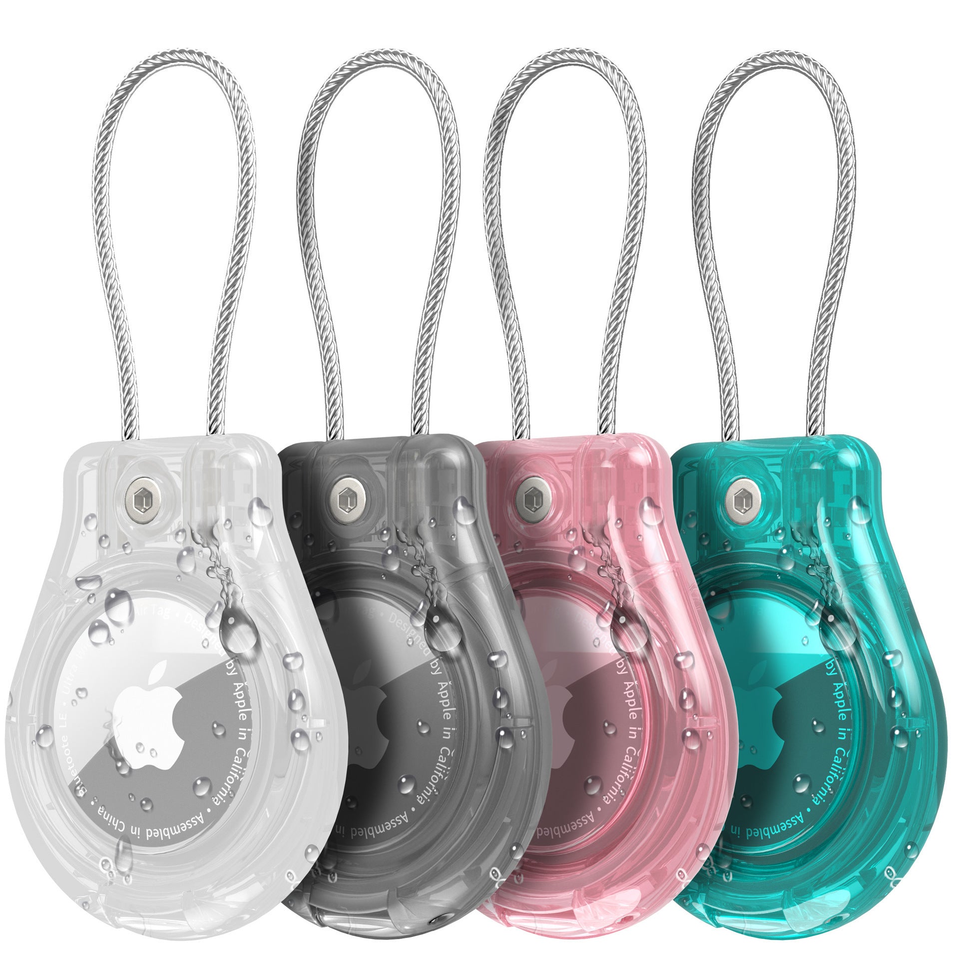 Anti-loss Alarm Device All-inclusive Waterproof Metal Necklace Chain Safety Lock Protective Cover