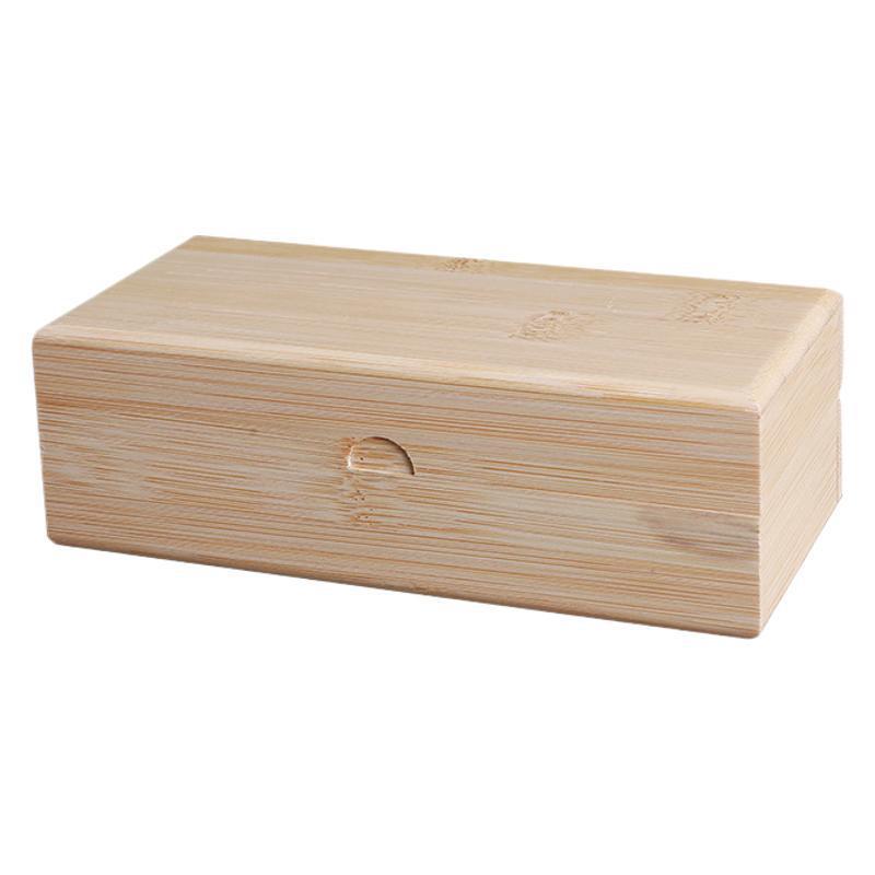 New Bamboo Glasses Case Creative Household Desk Wooden Storage Box