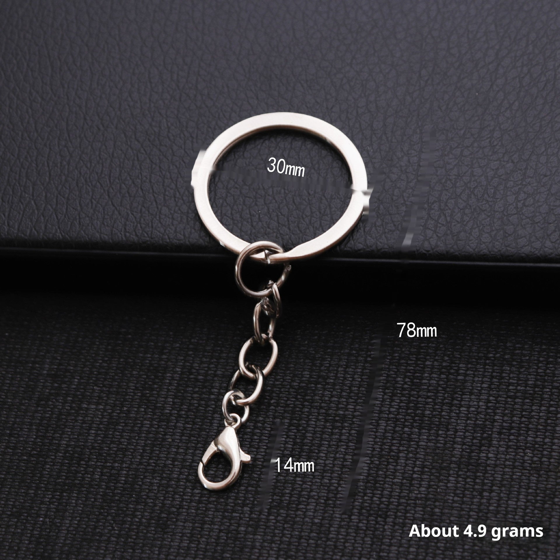 25 Key Ring With Chain Lobster Buckle Diy Ornament