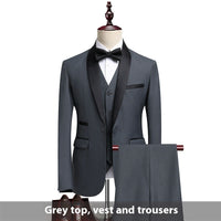 Gray Top Vest Pants