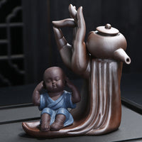 Not listening, monk