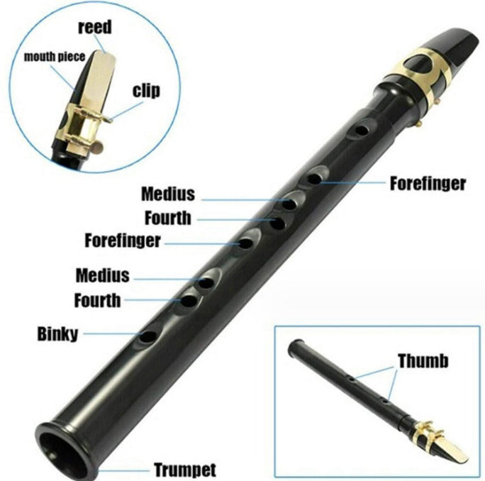 Portable Plastic Pocket Saxophone