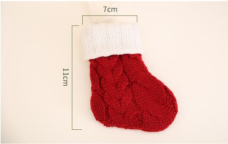 Christmas Tableware Xmas Fork Bags Dinner Cutlery Holder Pocket