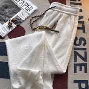 Men’s Summer Thin Loose Straight Drooping Pants