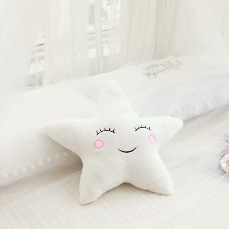 Sky Series Plush Pillow Cloud Moon Raindrop PP Cotton