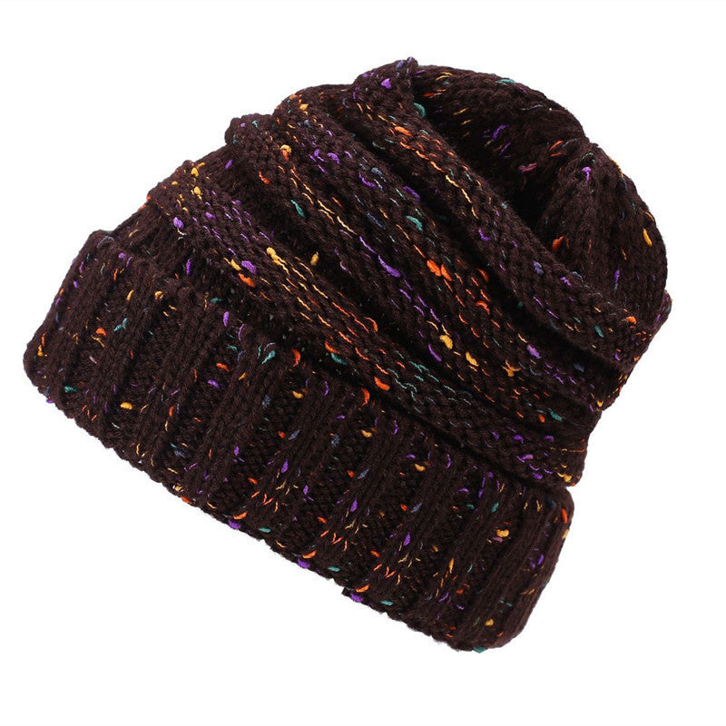Simple Stylish Warm Knitted Woolen Winter Hat for Men and Women