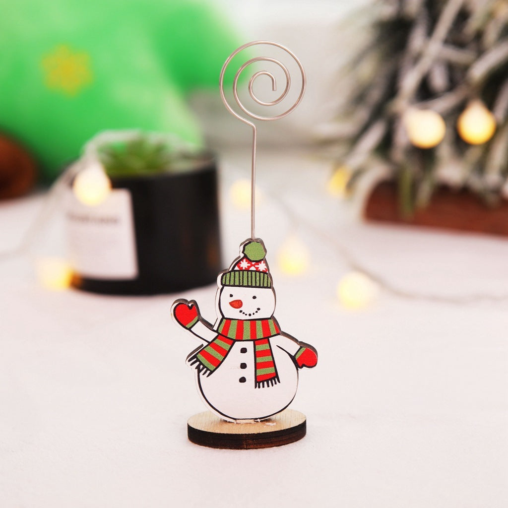 Christmas Decorations Wooden Celebrity Gift Box Ornaments For The Elderly